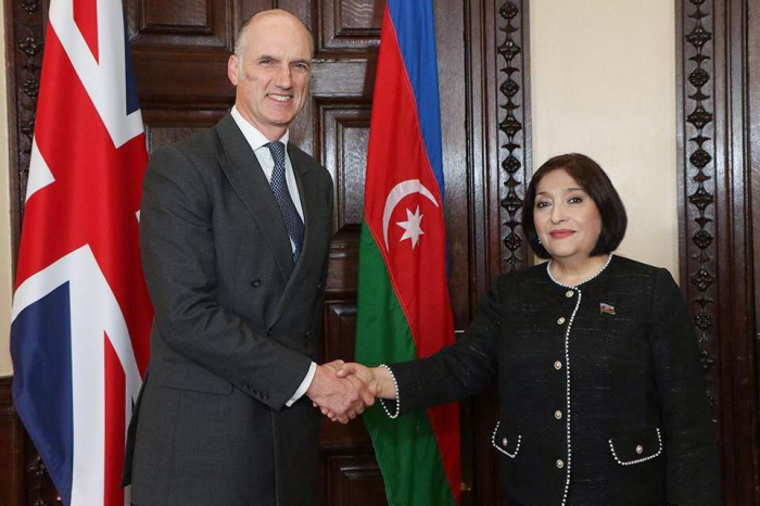 Azerbaijani Speaker Sahiba Gafarova meets British Parliamentary Under Secretary of State in London