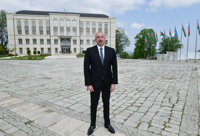       Prezident:    "Heç bir kənar qüvvə bizim iradəmizə təsir edə bilməz"   