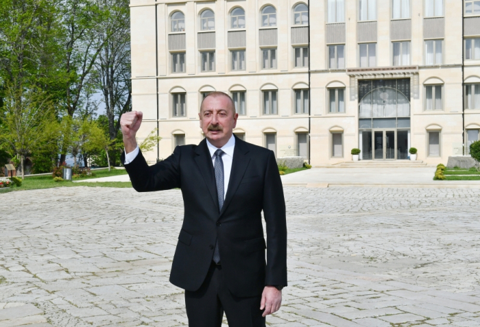     Präsident Ilham Aliyev:   Heute ist Aserbaidschan zu einem der Verkehrsknotenpunkte in Eurasien geworden  