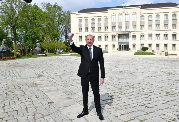     Präsident Aliyev:   Aserbaidschan ist eine Insel der Stabilität, eine Insel der Sicherheit  