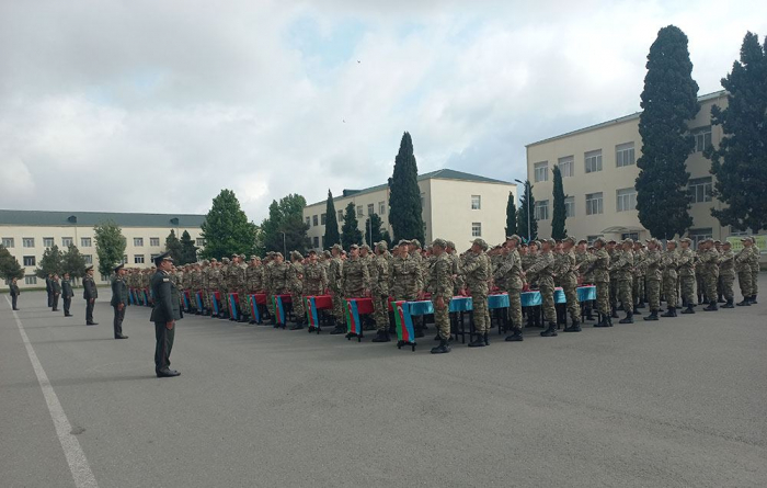 Military Oath-taking ceremonies held in Azerbaijan Army