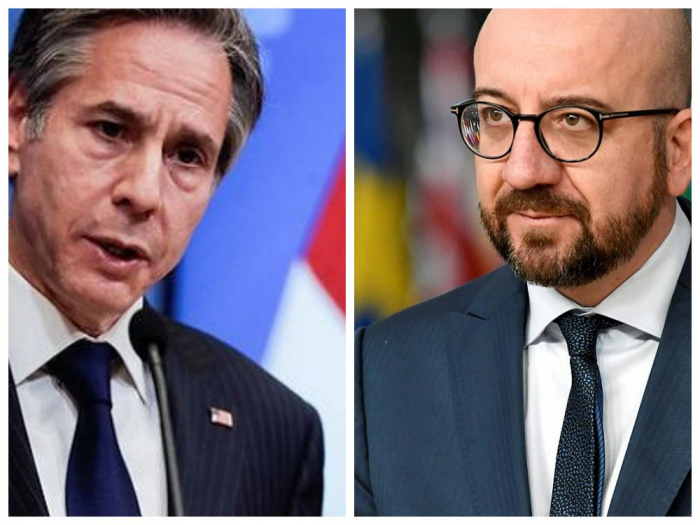   Blinken, Charles Michel discuss normalization process between Azerbaijan, Armenia  