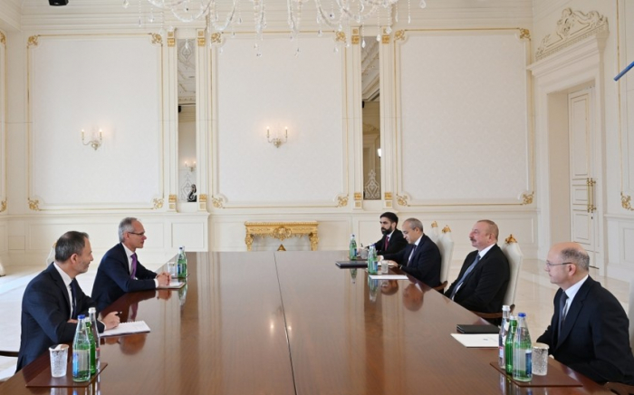   Ilham Aliyev recibió al representante de la empresa "Total Energies"  