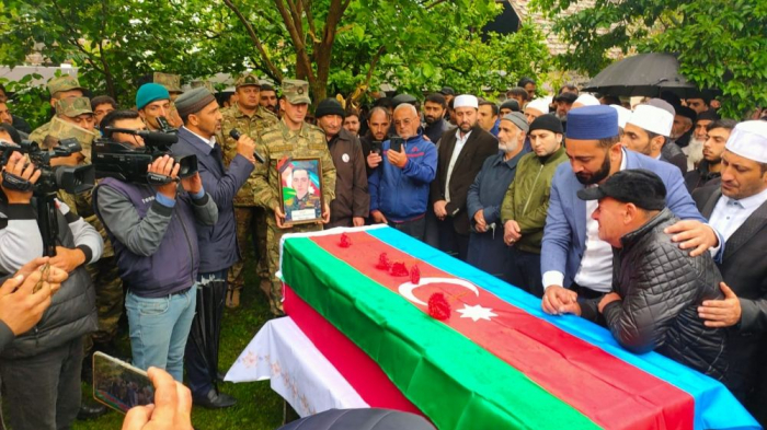 Azerbaijani Gabala holds farewell ceremony for soldier killed following Armenian provocation