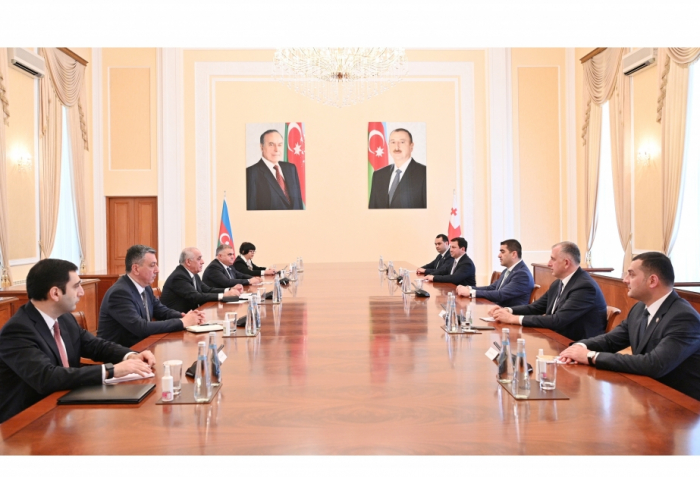 Azerbaijani PM holds meeting with Chairman of Georgian Parliament