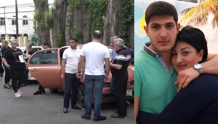 Müharibədə öldürülmüş erməni əsgərlərin yaxınları aksiya keçirirlər    - VİDEO   