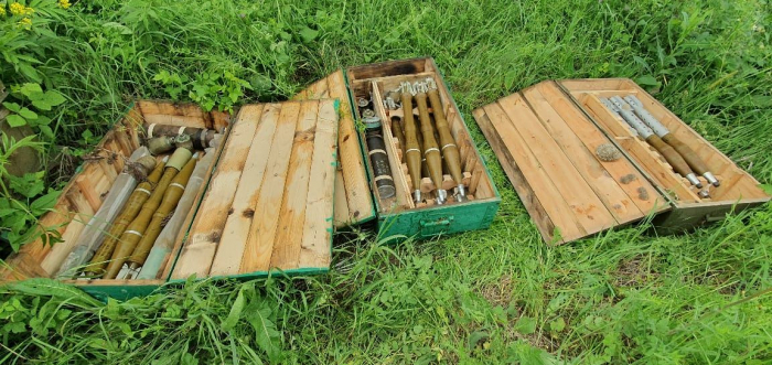   Armenian military ammunition detected in forest in Azerbaijan