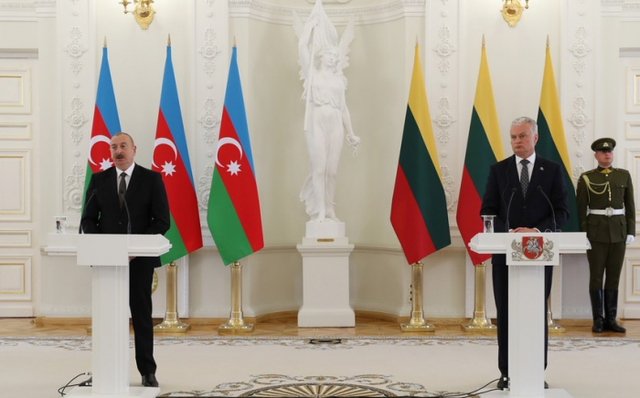  „Wir danken Litauen für seine Bemühungen, die Beziehungen zwischen der Europäischen Union und Aserbaidschan auszubauen“ 
