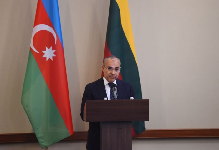   Azerbaijan ready to work with Lithuania as co-investor - Mikayil Jabbarov   