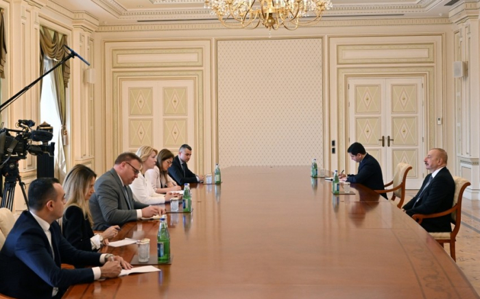   Ilham Aliyev recibió al Presidente del Parlamento de Montenegro  