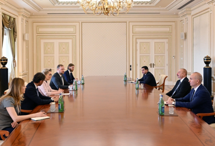   Präsident Aliyev empfängt die Präsidentin der Parlamentarischen Versammlung der OSZE  