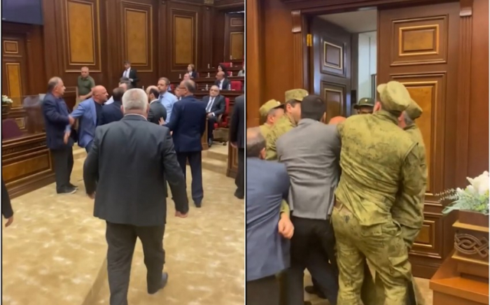   Im armenischen Parlament kam es zu einer Schlägerei  