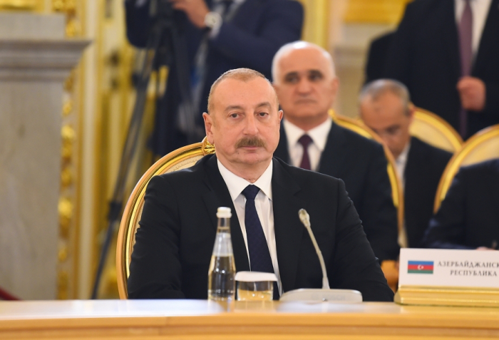 Le président azerbaïdjanais participe au petit-déjeuner de travail offert en l’honneur des chefs d’Etat et de gouvernement à Moscou