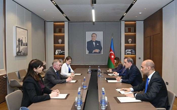    Ceyhun Bayramov BMT Baş katibinin köməkçisi ilə görüşüb  
   