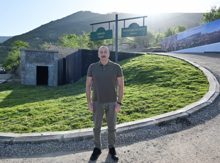   Le président Aliyev assiste à un certain nombre d’événements dans la ville de Latchine -   PHOTOS    