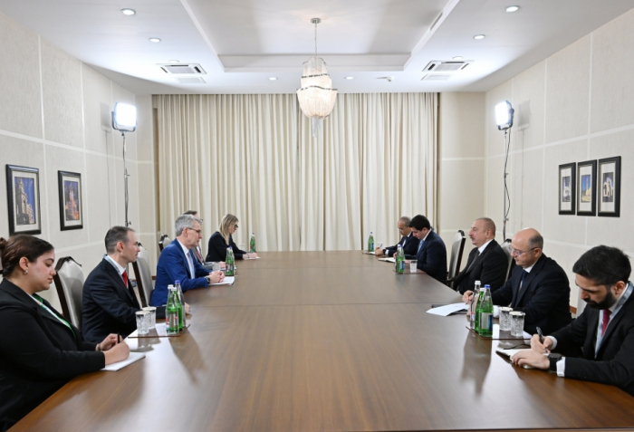     Präsident Ilham Aliyev:   Aserbaidschan arbeitet seit vielen Jahren aktiv mit den USA im Energiebereich zusammen  