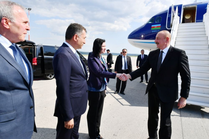  President Ilham Aliyev embarks on visit to Moldova 