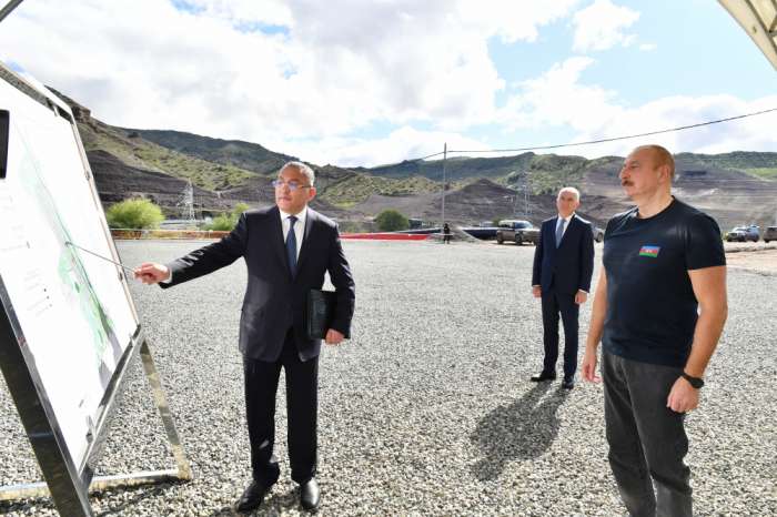  President Ilham Aliyev visits Lachin and Gubadli districts 