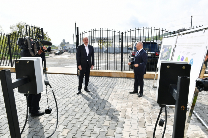 President Ilham Aliyev and First Lady Mehriban Aliyeva attend several inauguration ceremonies in Shusha