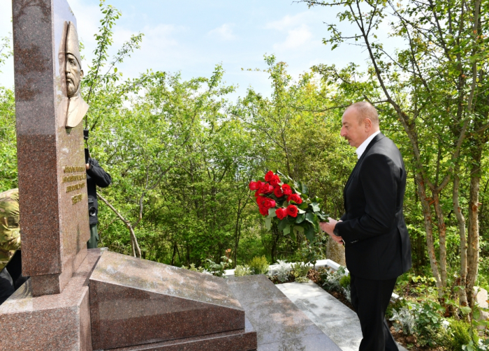 President Ilham Aliyev visits Mir Mohsun Navvab Garabaghi