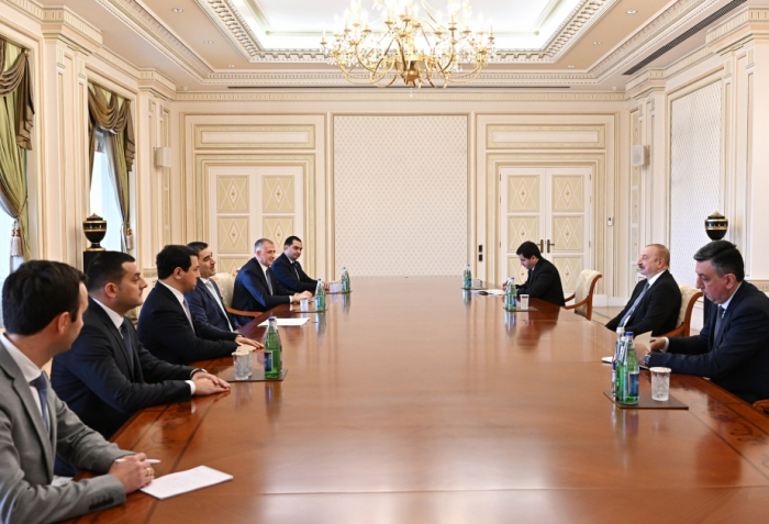  President Ilham Aliyev receives Speaker of Georgian Parliament 