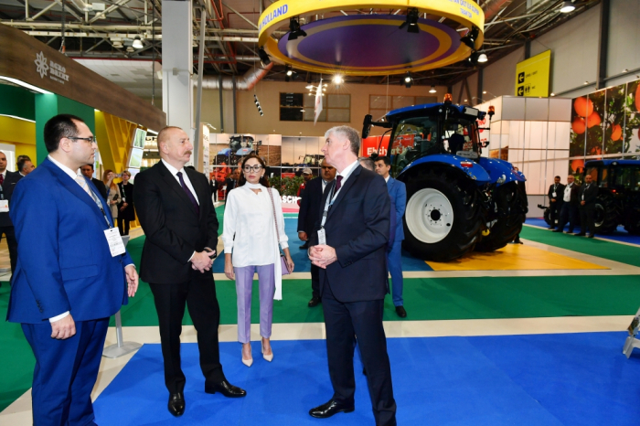  Azerbaijani President and First Lady view "Caspian Agro", "InterFood Azerbaijan" exhibitions 