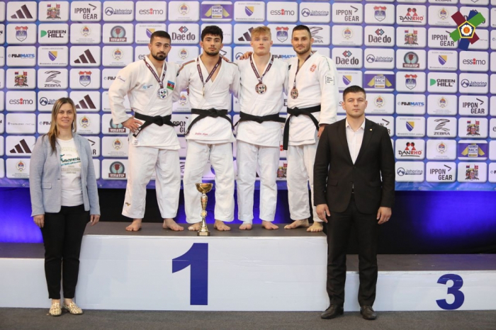 Azerbaijani judokas win 4 medals at Sarajevo European Cup