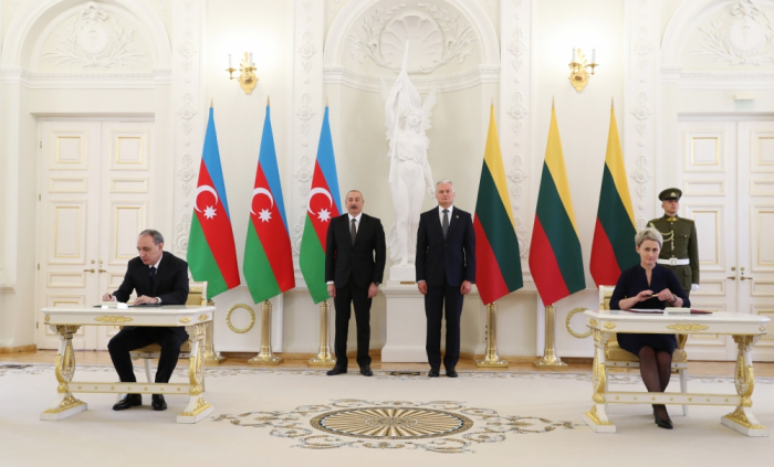  Azerbaijan, Lithuania sign documents 