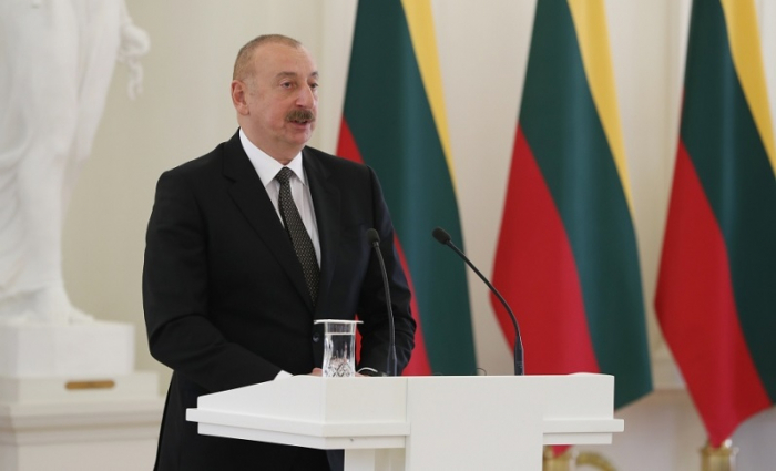 President Ilham Aliyev: We are grateful to Lithuania for its efforts to develop EU-Azerbaijan relations