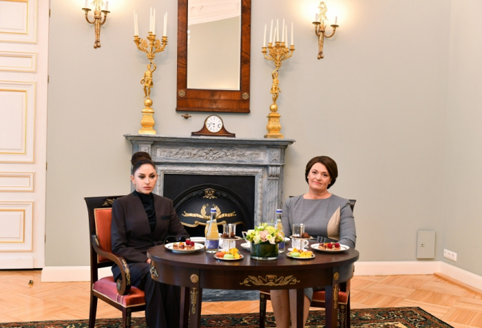  First Ladies of Azerbaijan and Lithuania meet in Vilnius 