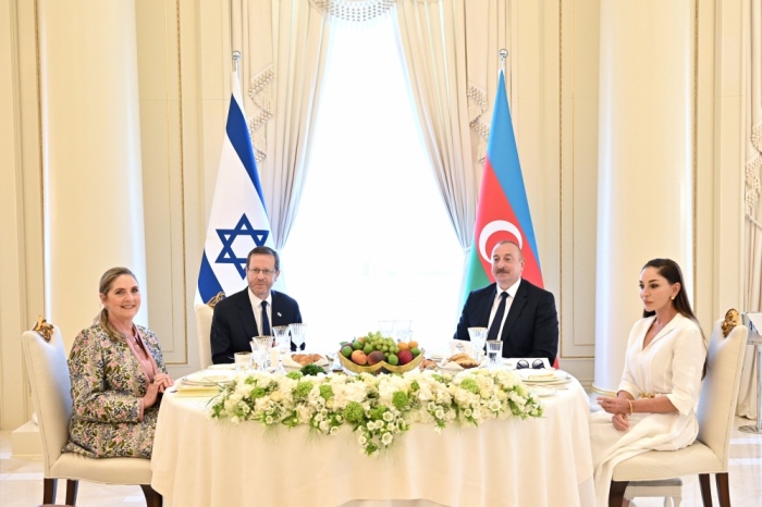 Official lunch hosted in honor of President of Israel Isaac Herzog and First Lady Michal Herzog