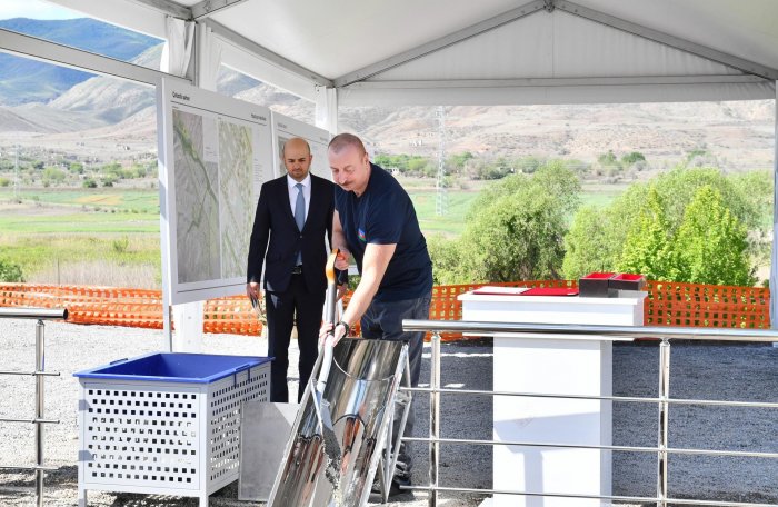    Qubadlıda ilk yaşayış məhəlləsinin təməli qoyuldu -  FOTOLAR      
