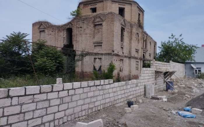 Tarixi abidənin hasarlanmasının qarşısı alınıb