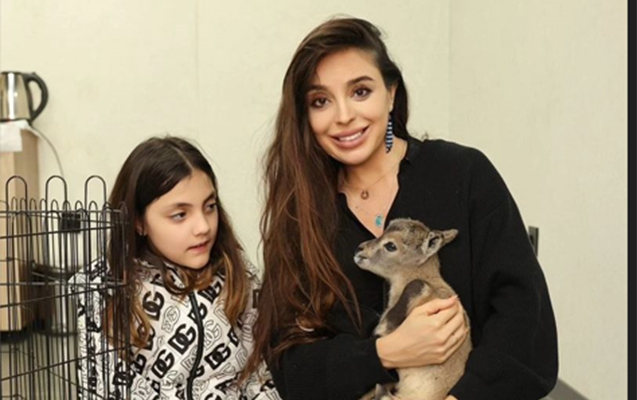    Leyla Əliyeva Bakı Zooloji Parkında -    FOTOLAR      