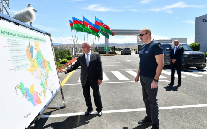   Präsident Ilham Aliyev weihte das 330-kV-Umspannwerk „Dschabrail“ ein   - FOTOS    