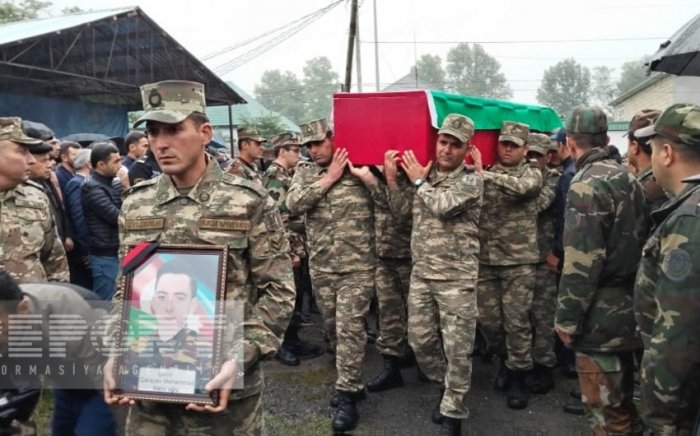    Şəhid Məhəmməd Qarayev dəfn olundu-  FOTOLAR   