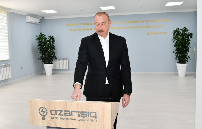    Prezident İnnovativ Texnologiyalar Mərkəzinin açılışını edib  
   