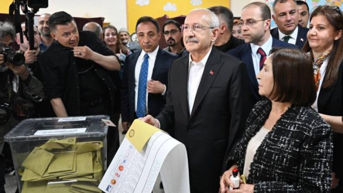  Kılıçdaroğlu  və Sinan Oğan səs verdilər  