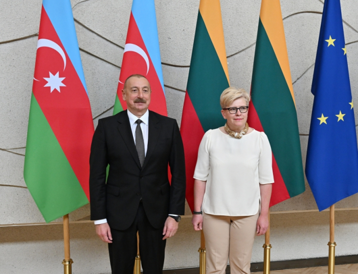  Vilnius: le président Ilham Aliyev s