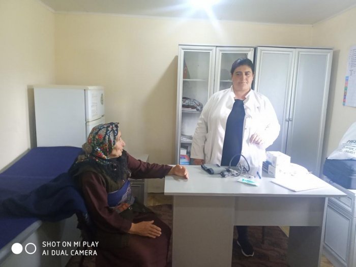   Söyüdlü  sakinləri tibbi müayinələrdən keçirilib 