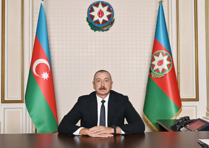   Präsident Ilham Aliyev gratulierte dem König von Schweden  