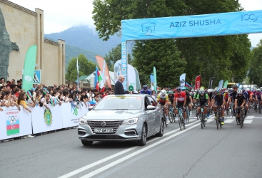 Second stage of Dear Shusha international cycling race kicks off in Gabala