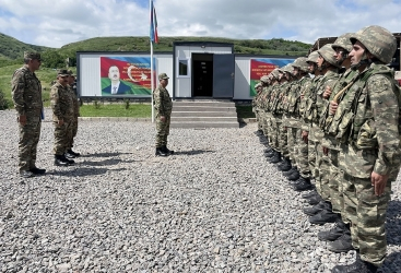   Ministerio de Defensa de Azerbaiyán: " Nuevas instalaciones militares se ponen en servicio en los territorios liberados"  