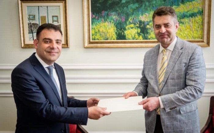 Azərbaycan səfiri etimadnaməsinin surətini Ukrayna XİN-ə təqdim edib  
