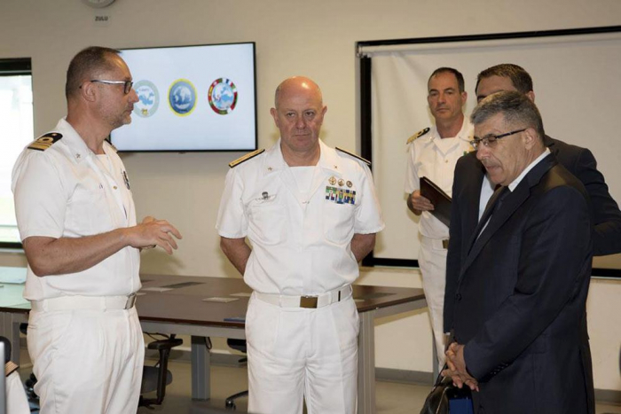 Azerbaijani Navy Commander visits Italian naval base 