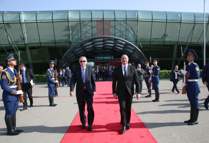   Recep Tayyip Erdogan termine sa visite d’Etat en Azerbaïdjan  