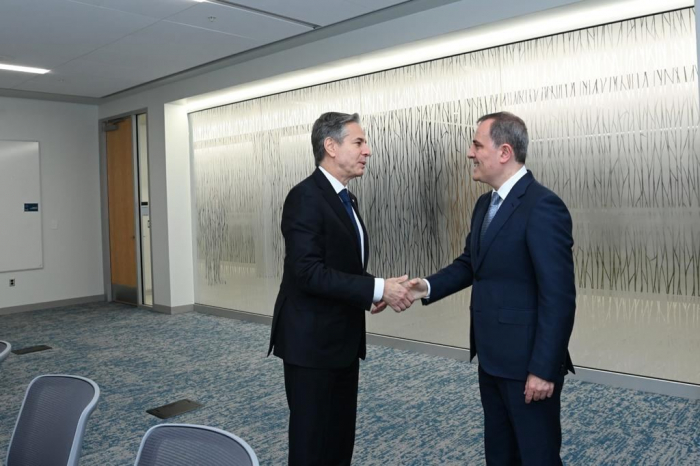  Azerbaijani FM, US Secretary of State hold meeting 