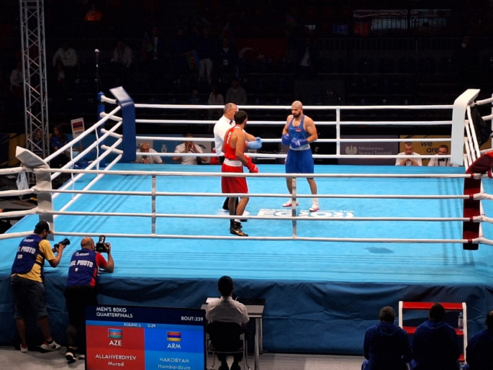 Azerbaijani boxer beats Armenian rival to secure spot at Paris2024