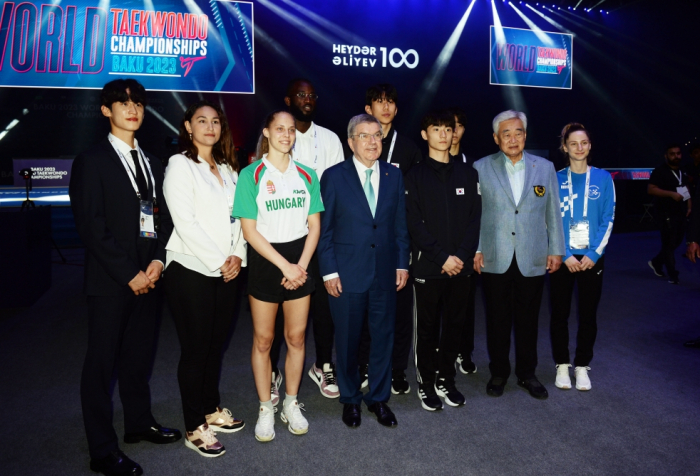 IOC President attends Baku 2023 World Taekwondo Championships