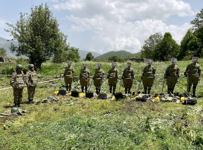   Azerbaijani army’s engineer-sapper units fulfill tasks in liberated territories  